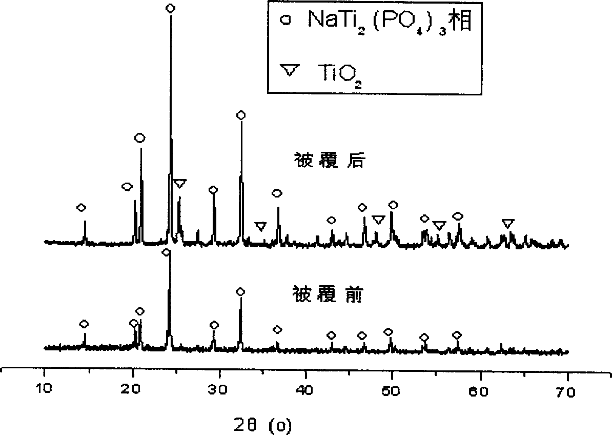 Preparation method for discoloration tolerant antibacterial material of silver-loaded titanium phosphate