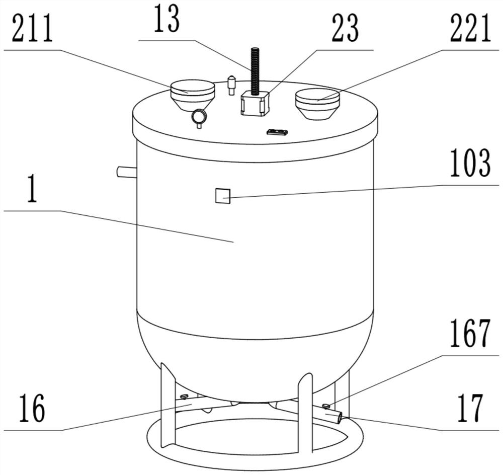 Facultative-aerobic microorganism coexistence fermentation tank