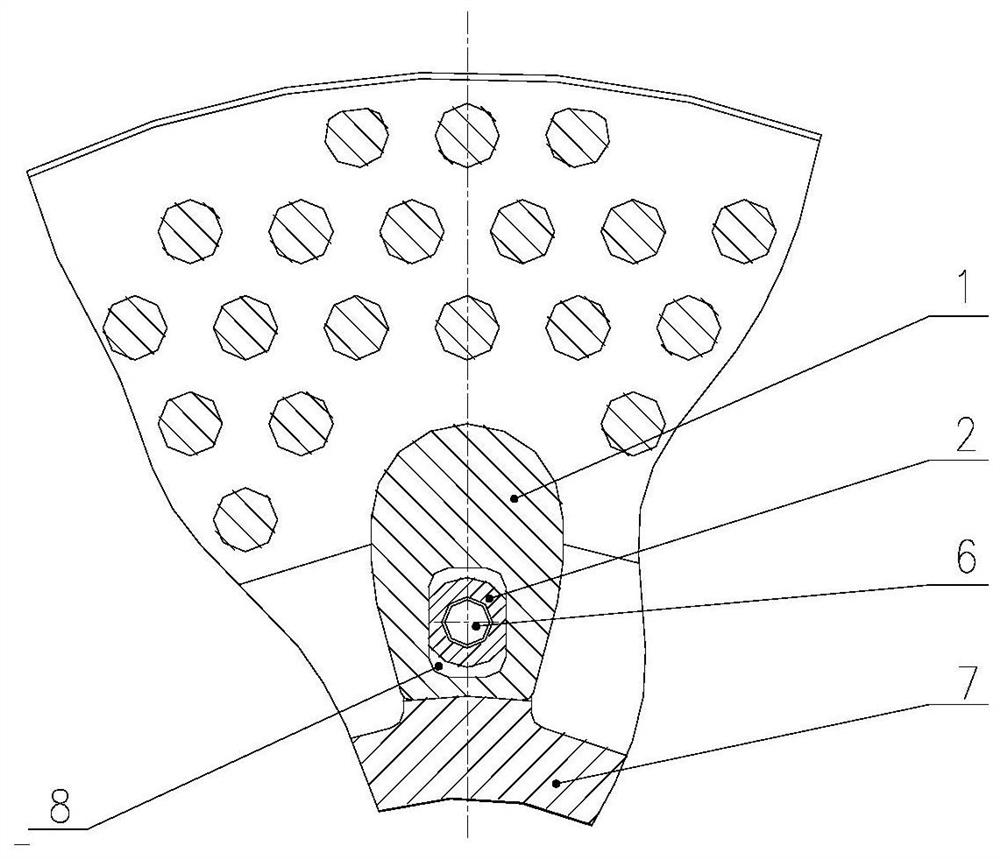 Shaft-mounted brake disc connecting device and vehicle adopting same