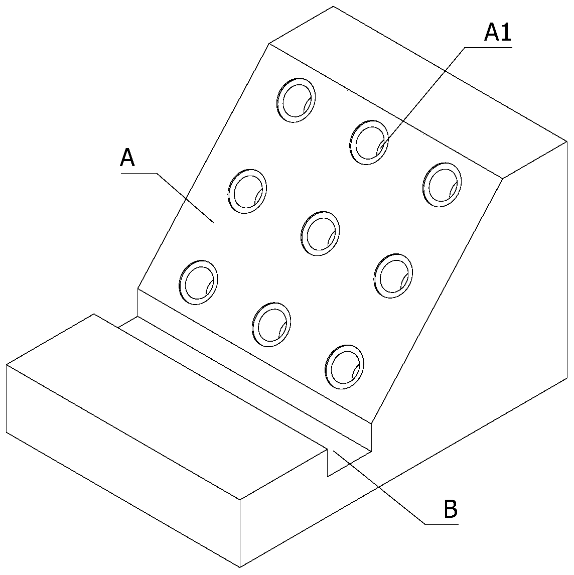 Anti-landslide device for deep foundation pit and using method of anti-landslide device