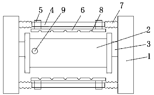 Special steel wire rope winding drum device