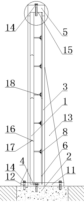 Road sound insulation barrier