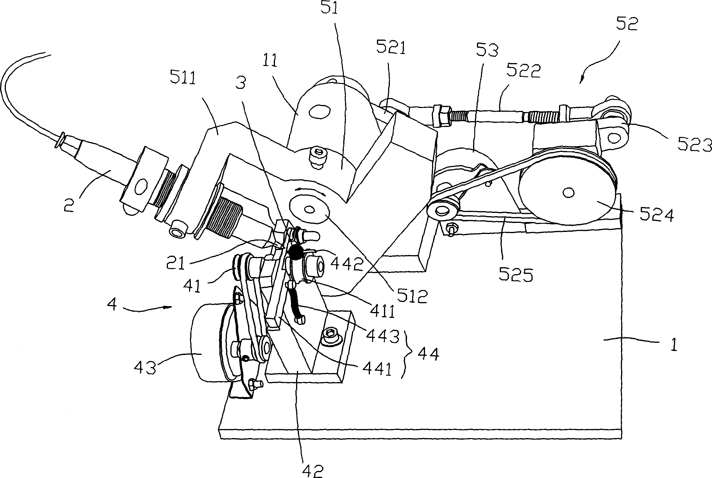 Pattern marking machine for decoration surface treatment