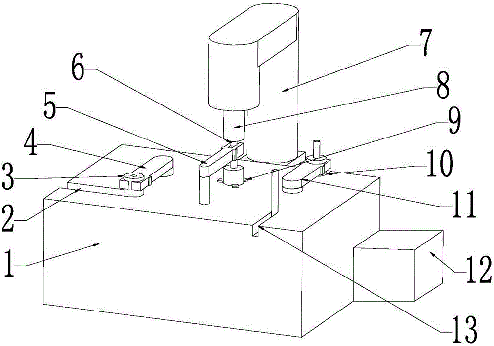 Shaft hole interference assembly automatic press mounting device and method