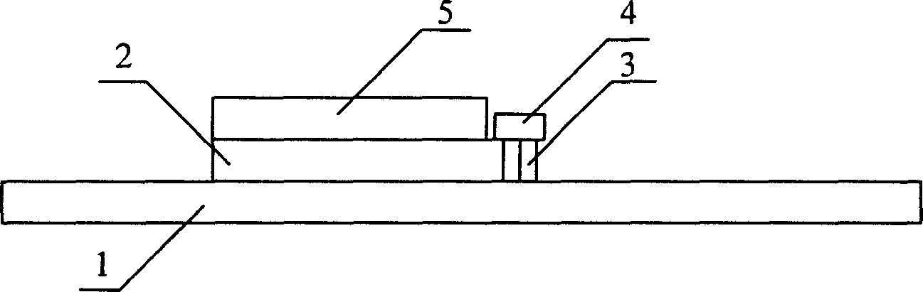 Three-pole carbon nano tube field emission flat display with ballast resistor structure and fabrication process thereof