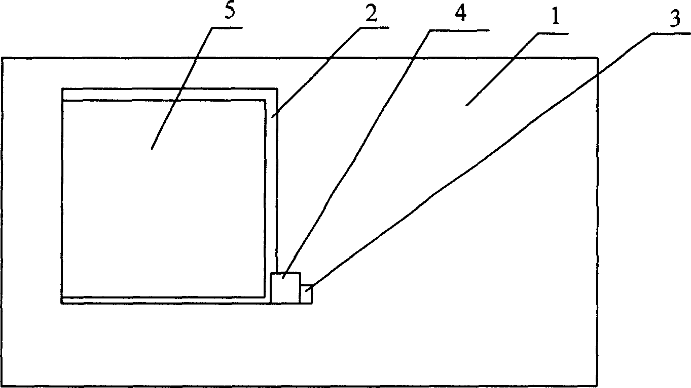 Three-pole carbon nano tube field emission flat display with ballast resistor structure and fabrication process thereof