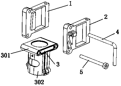 Aircraft arm folding device of multi-rotor-wing aircraft