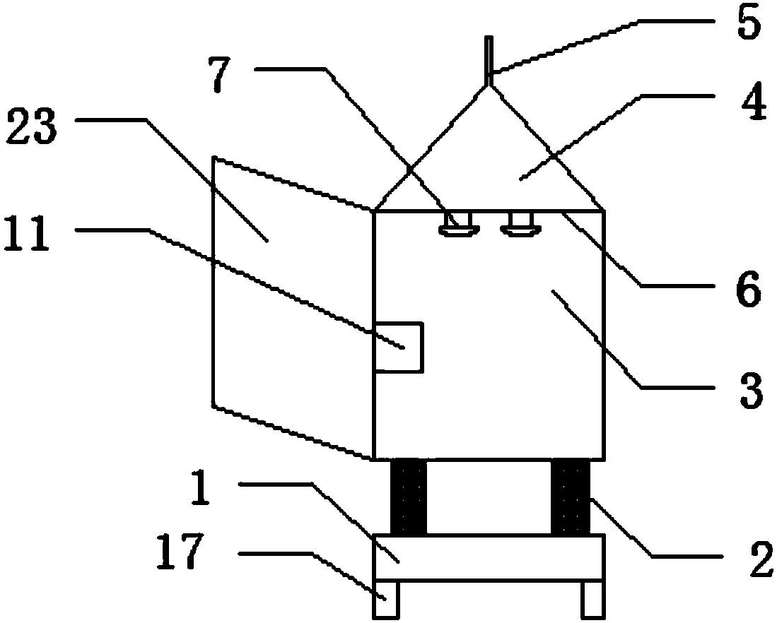 Electrical control cabinet used for industrial robot