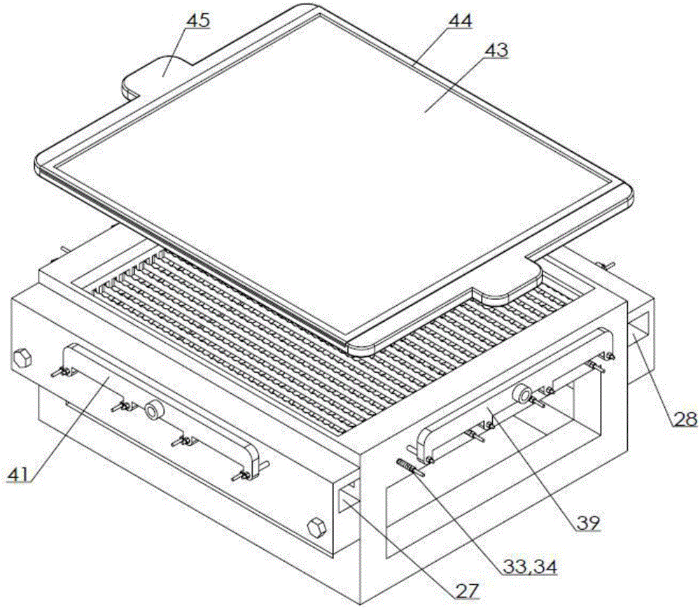 Reciprocating Chinese gooseberry slitting device