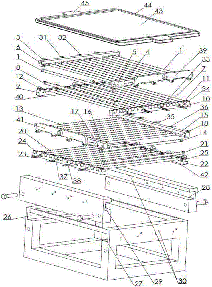 Reciprocating Chinese gooseberry slitting device