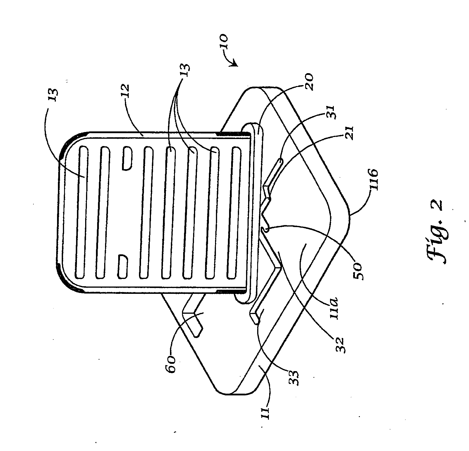 Adjustable dental x-ray image media holder