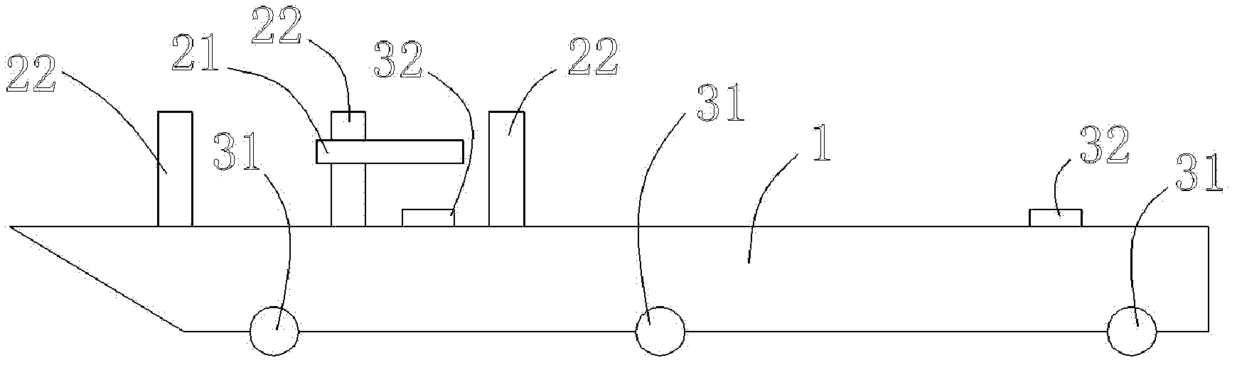 Moveable slip form car and method for manufacturing drainage blind ditch by using moveable slip form car