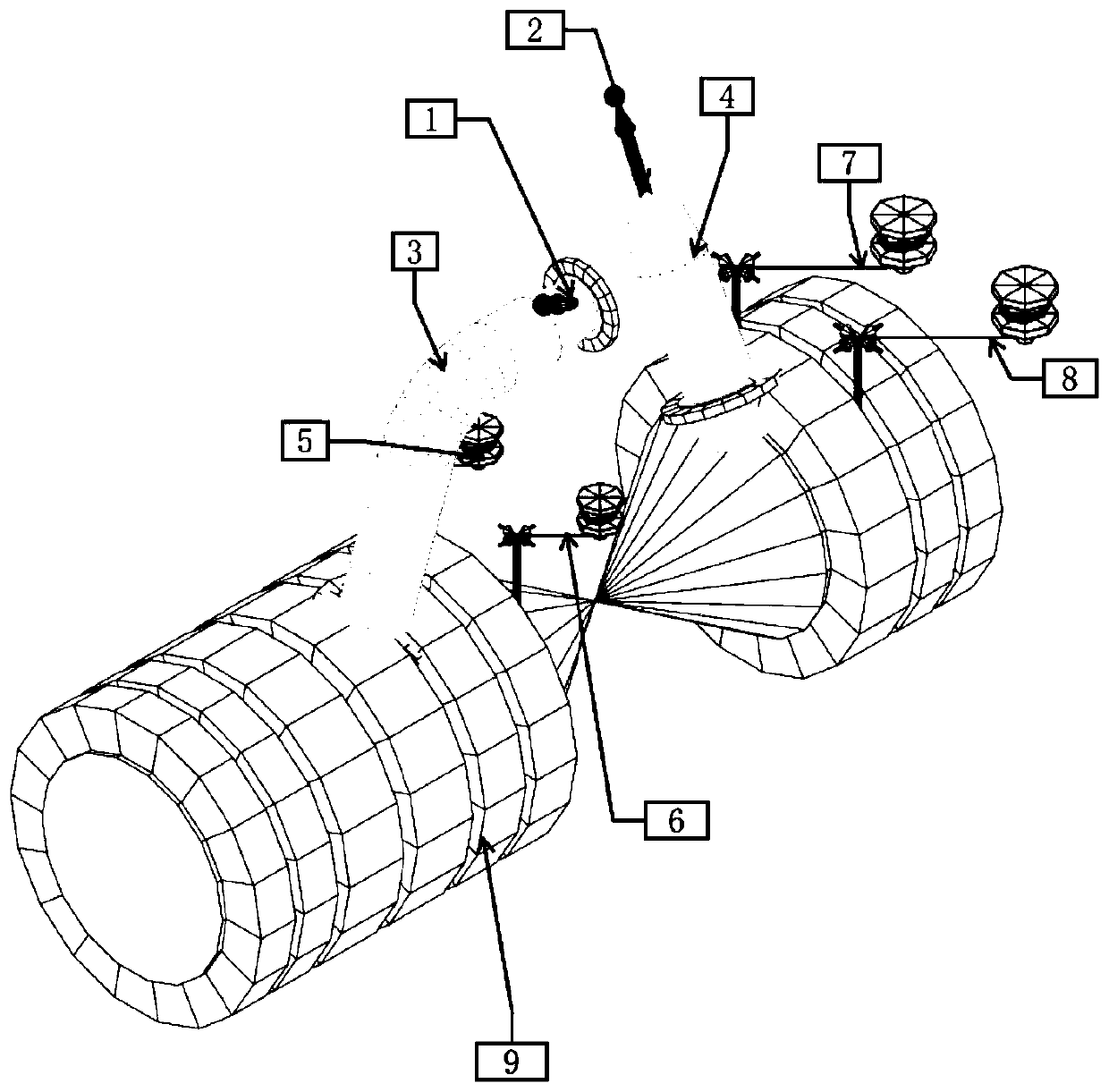 Stress relieving structure and design method for integrated design of multi-stage compressor unit