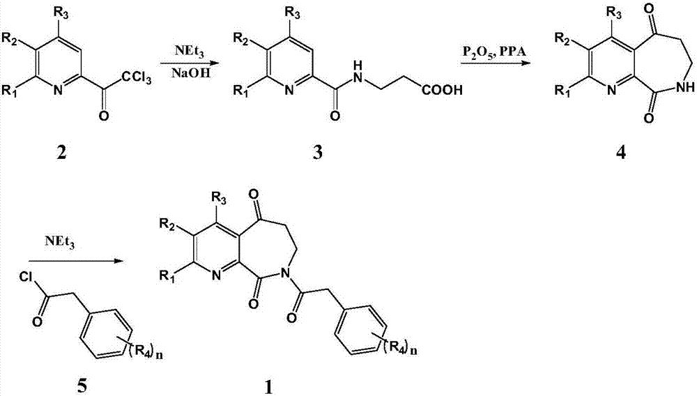 Medicine for treating liver cirrhosis and synthesis method thereof