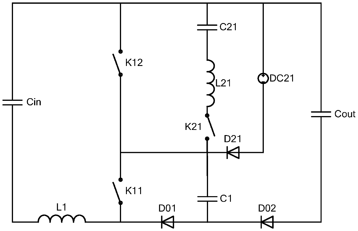 A kind of multi-level boost device