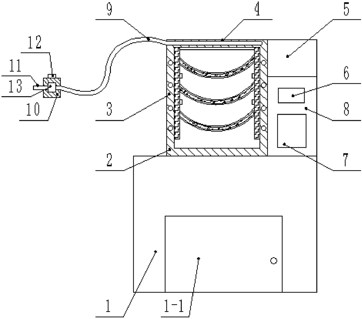 An energy-saving heat treatment furnace