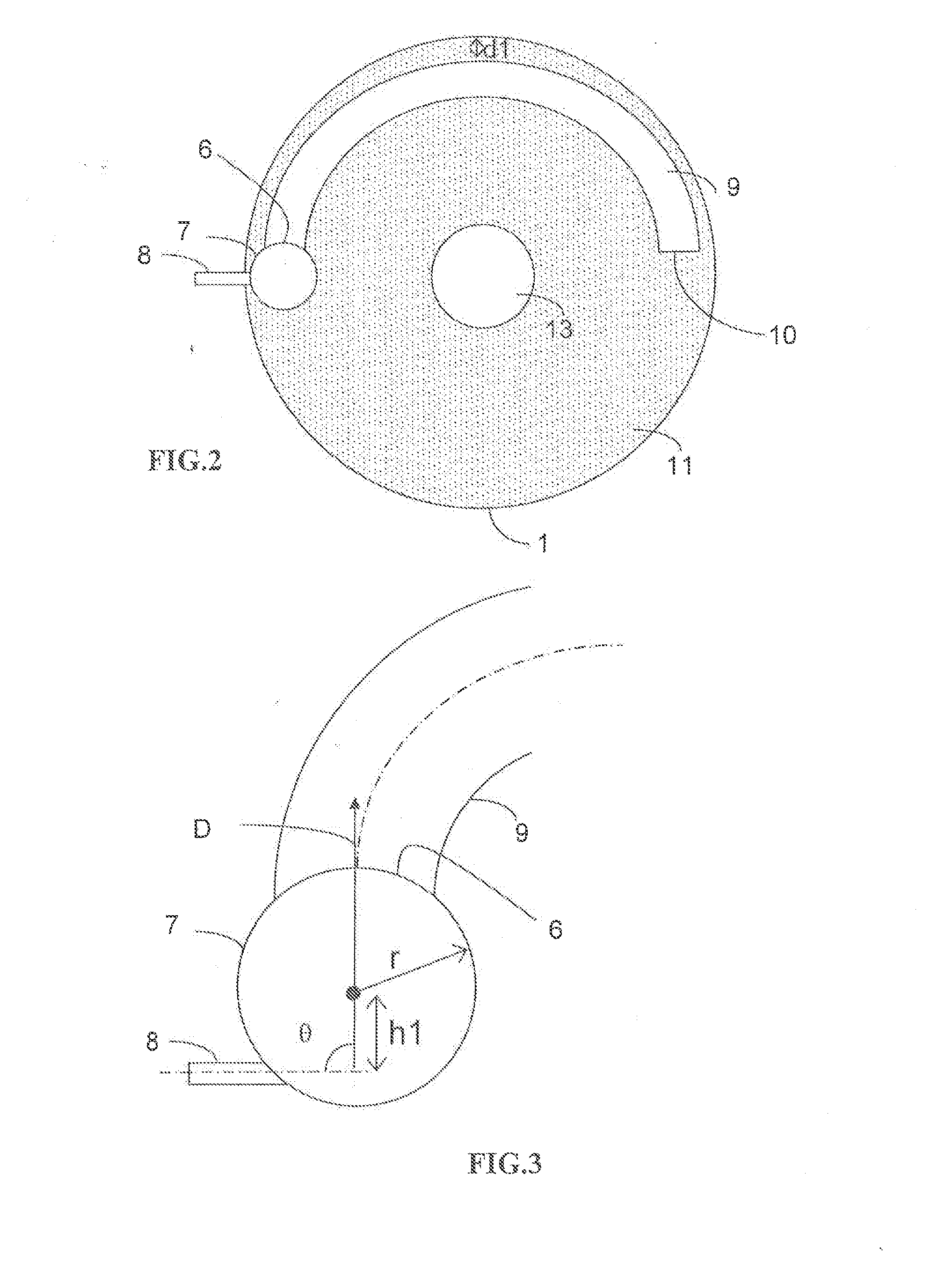 Device for injecting and mixing fluids in a downward-flow reactor
