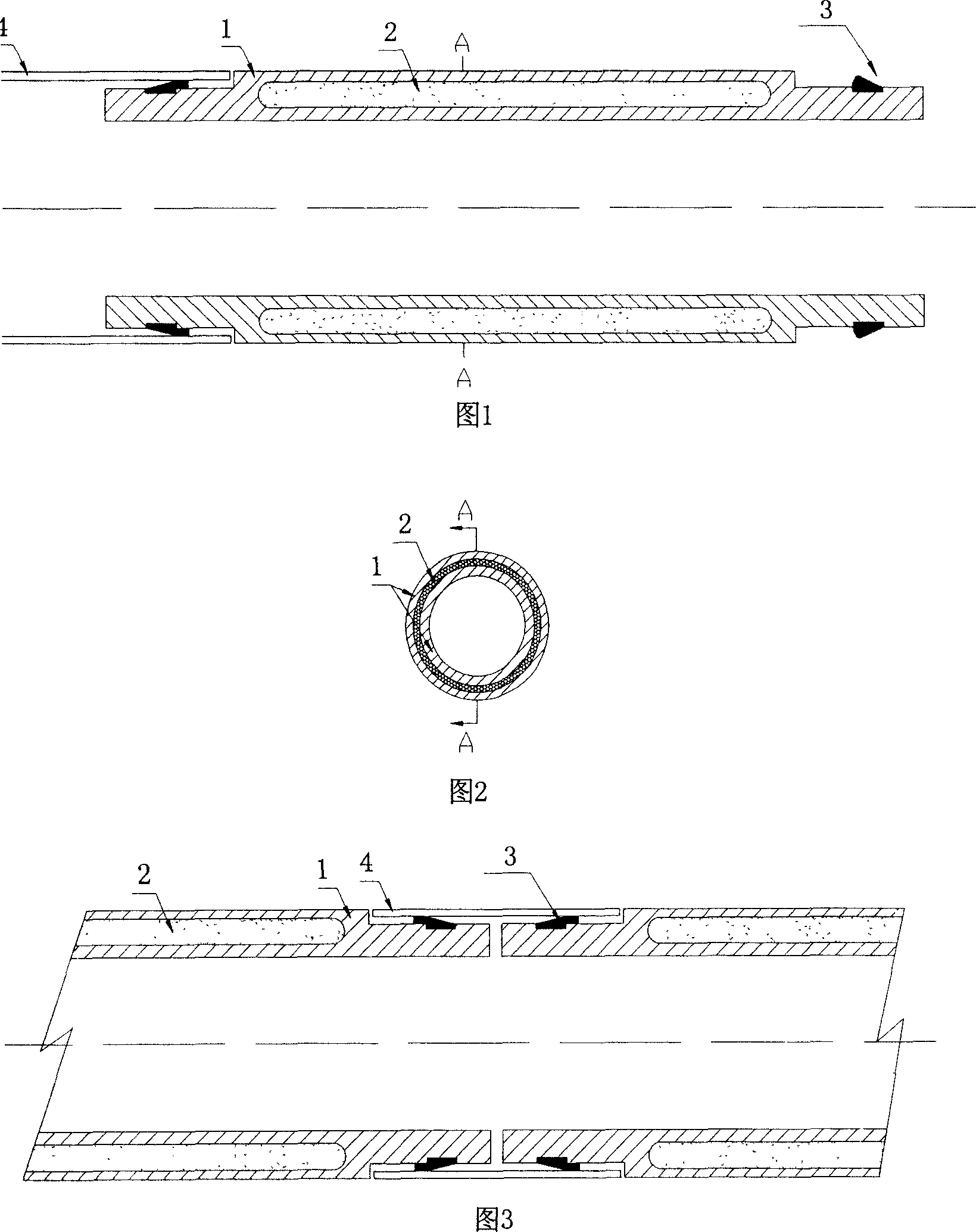 Inorganic reinforced fiberglass pipe jacking and molding process