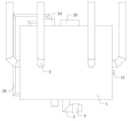 A workshop waste gas treatment equipment