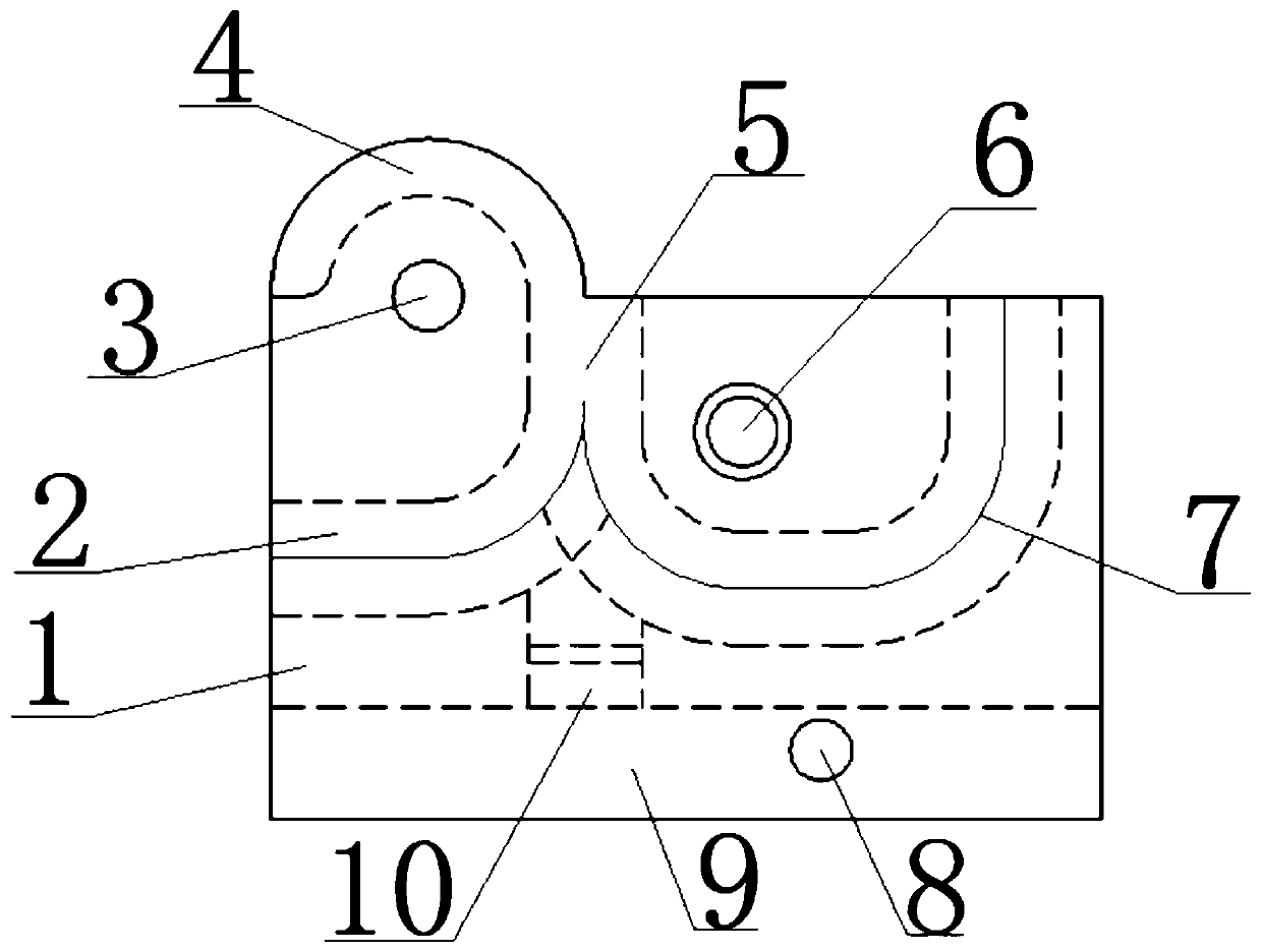 A kind of pipe bending die, pipe bending machine and pipe bending method