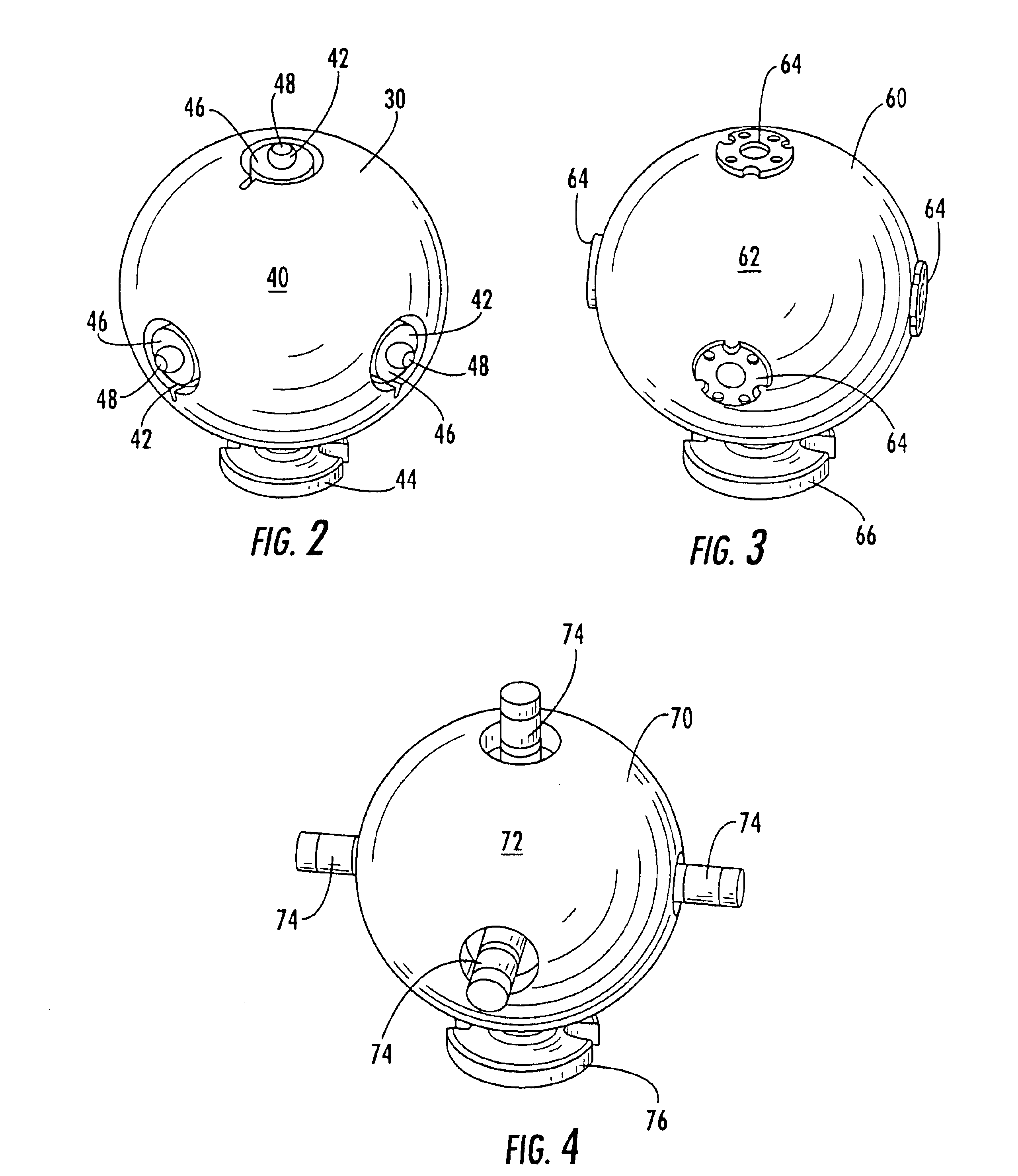 Tie-in device for the correlation of coordinate systems