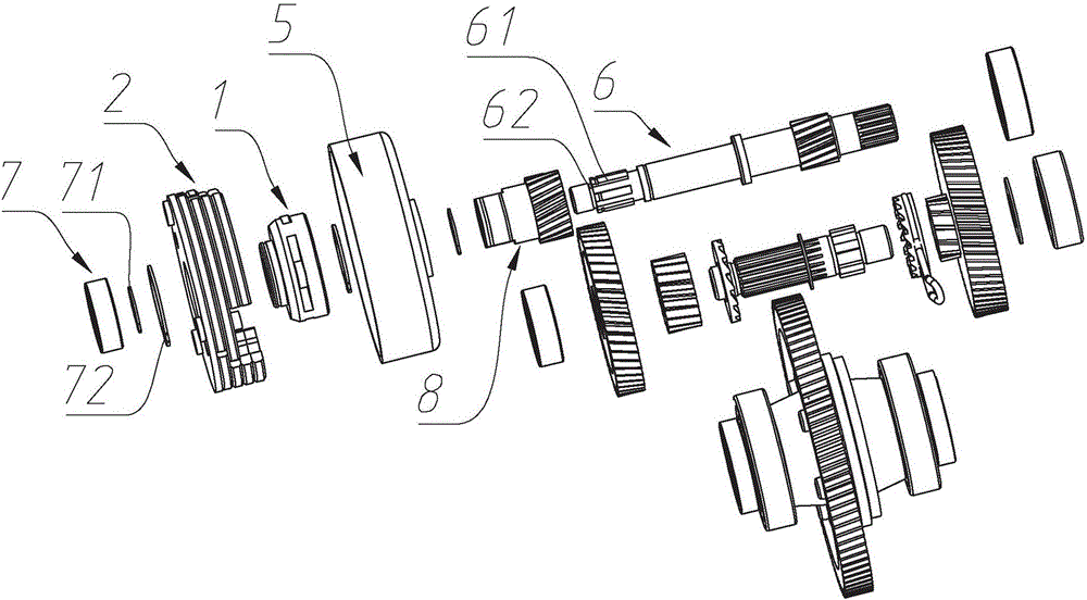 Rapid-clutching centrifugal type clutch