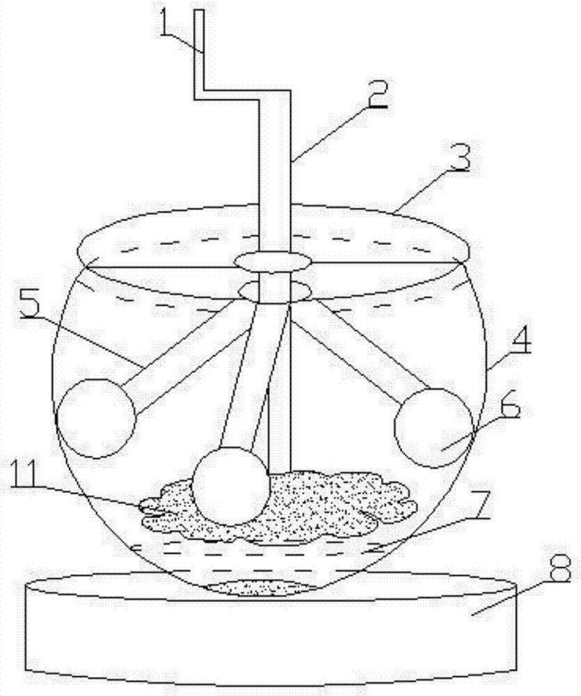 Rapid manual sample grinding device