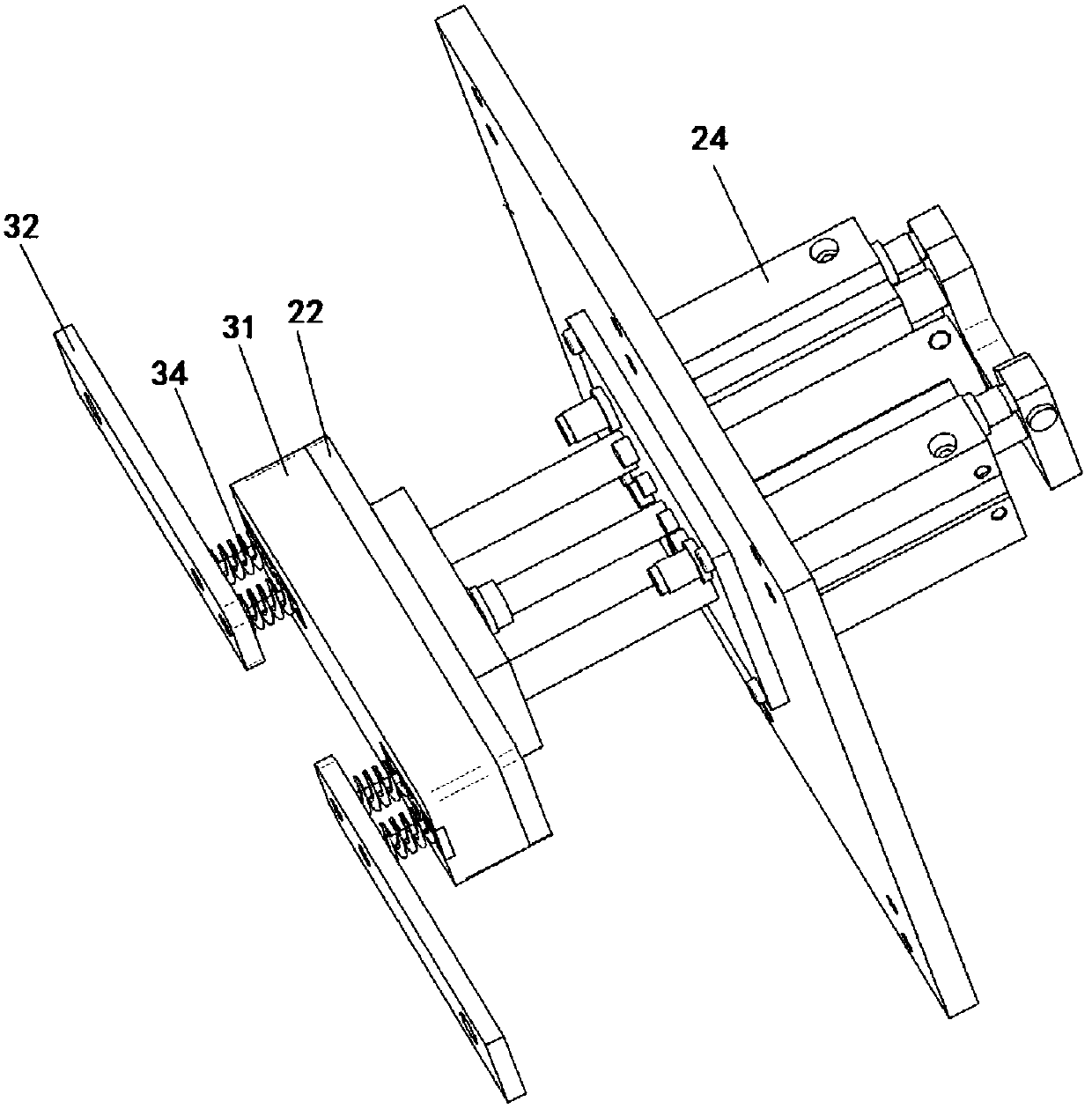 A high-voltage current transformer primary wiring crimping device