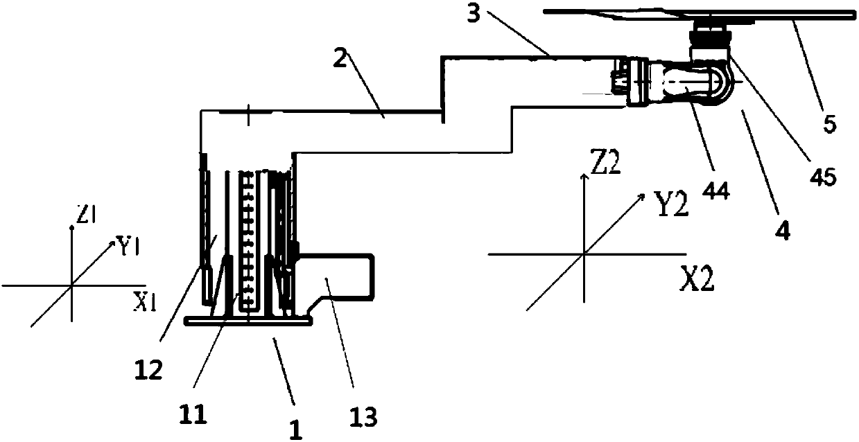 Radiotherapy robot treatment bed of SCARA structure