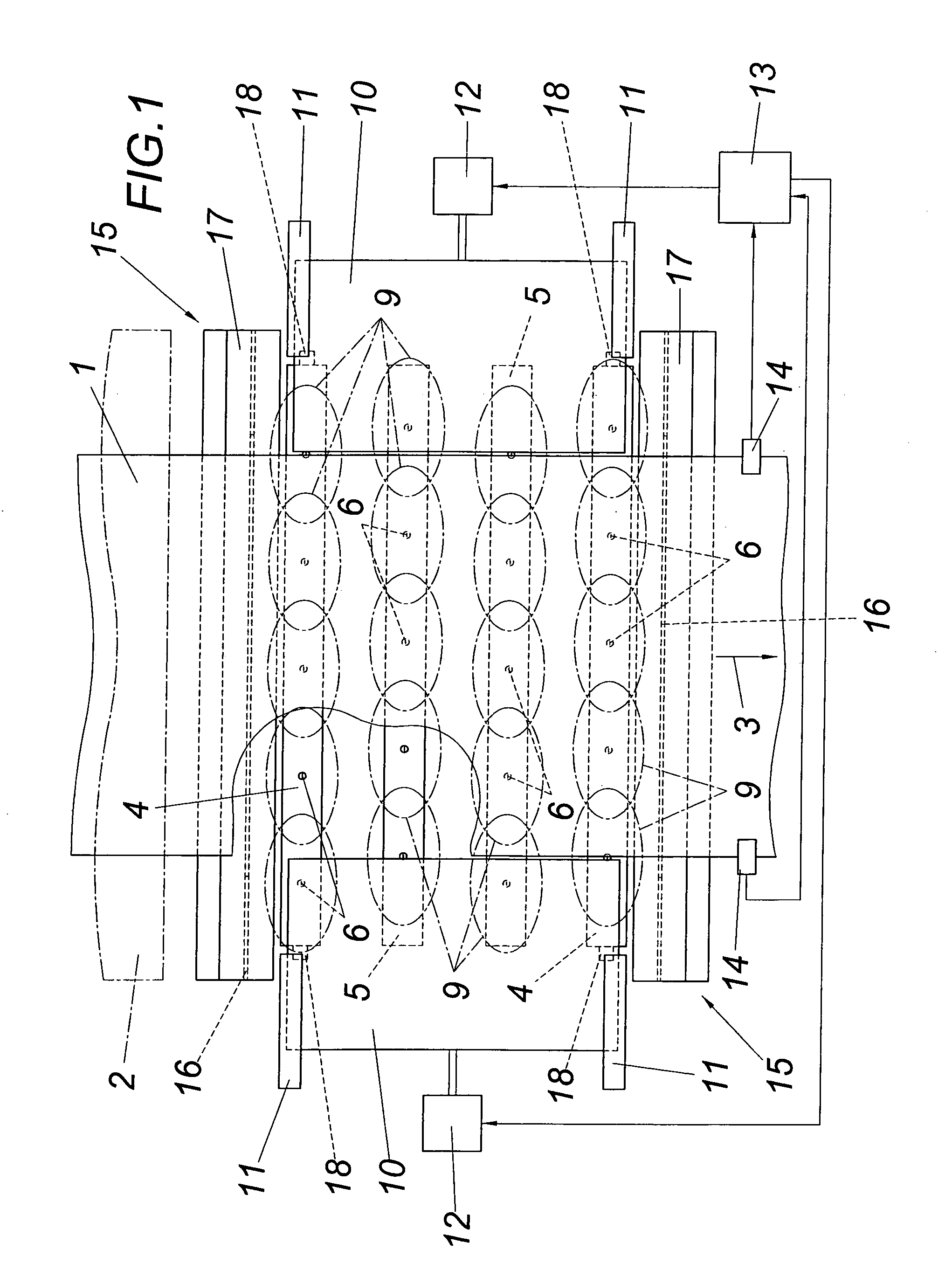 Apparatus for cooling a strip of sheet metal