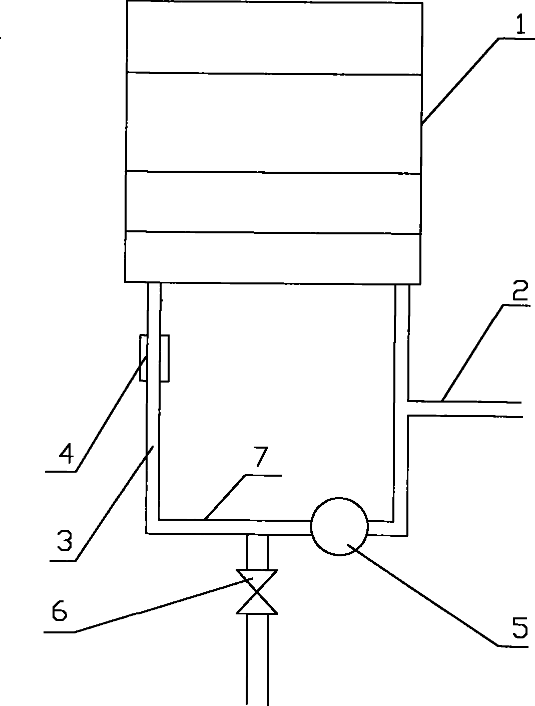 Water heater open-and-heating device