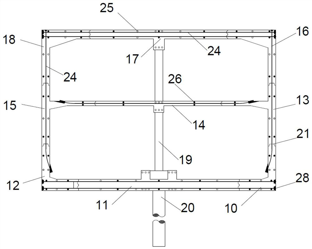 Prestressed system fabricated underground structure and construction method thereof