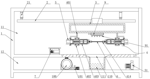 A cleaning device for integrated circuit processing