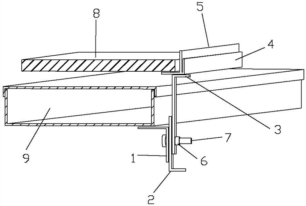 An adjustable combined support for laying ground decoration integrated wire slots and its installation method