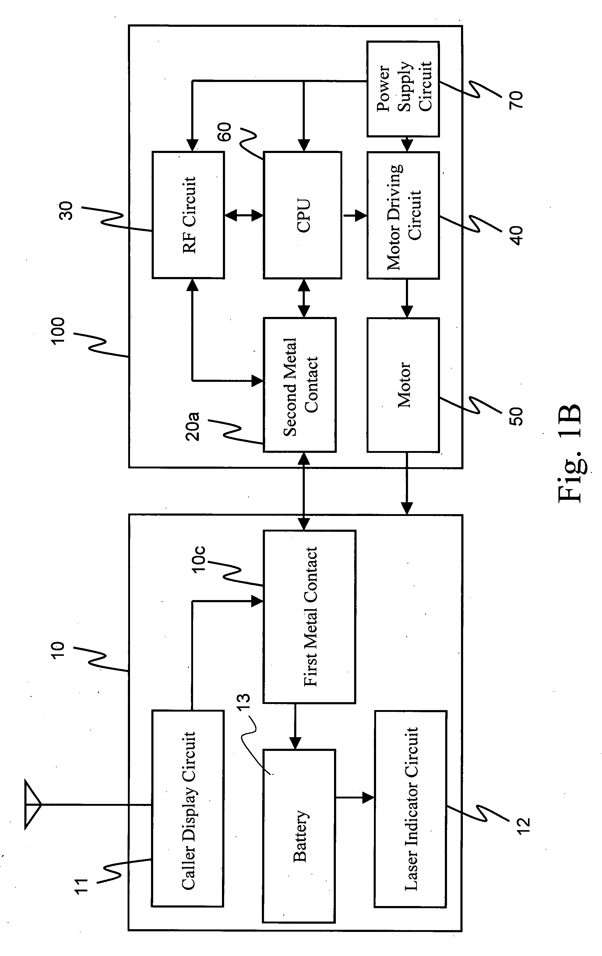 Trigger operated portable electronic device