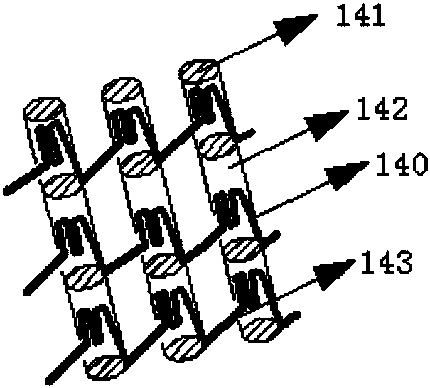 Bionic spider web for on-orbit capture and storage method thereof