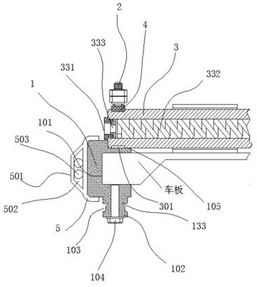 Vehicle safety device and using method