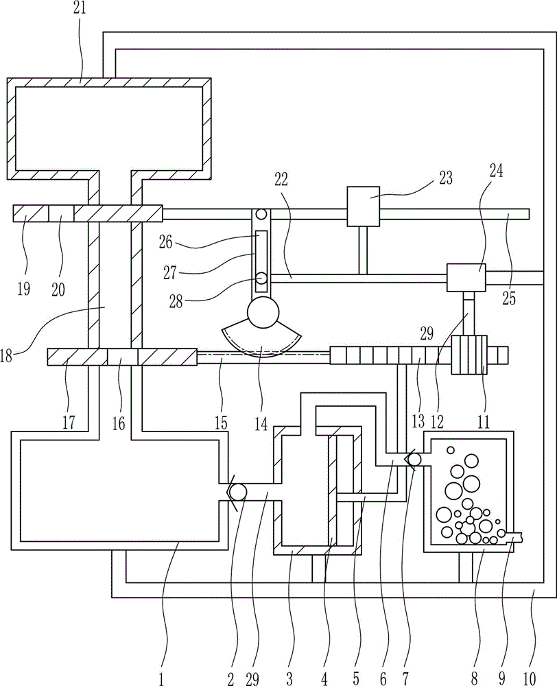 Loading equipment with waste gas treatment function for injection molding machine