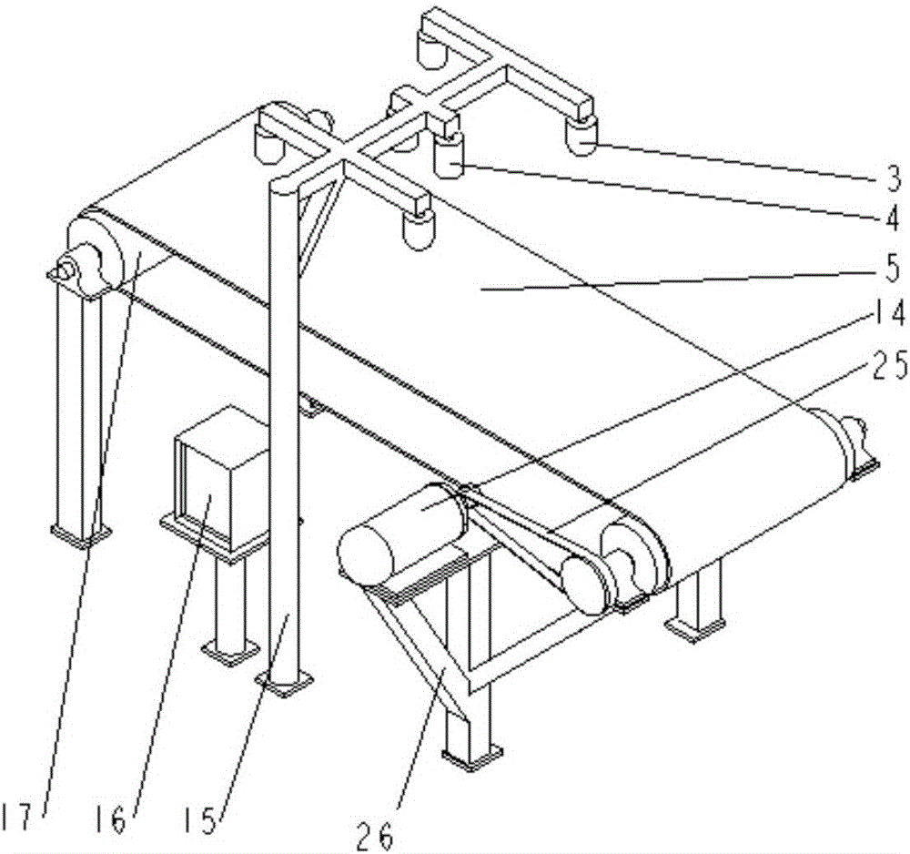 Automatic garbage sorting device