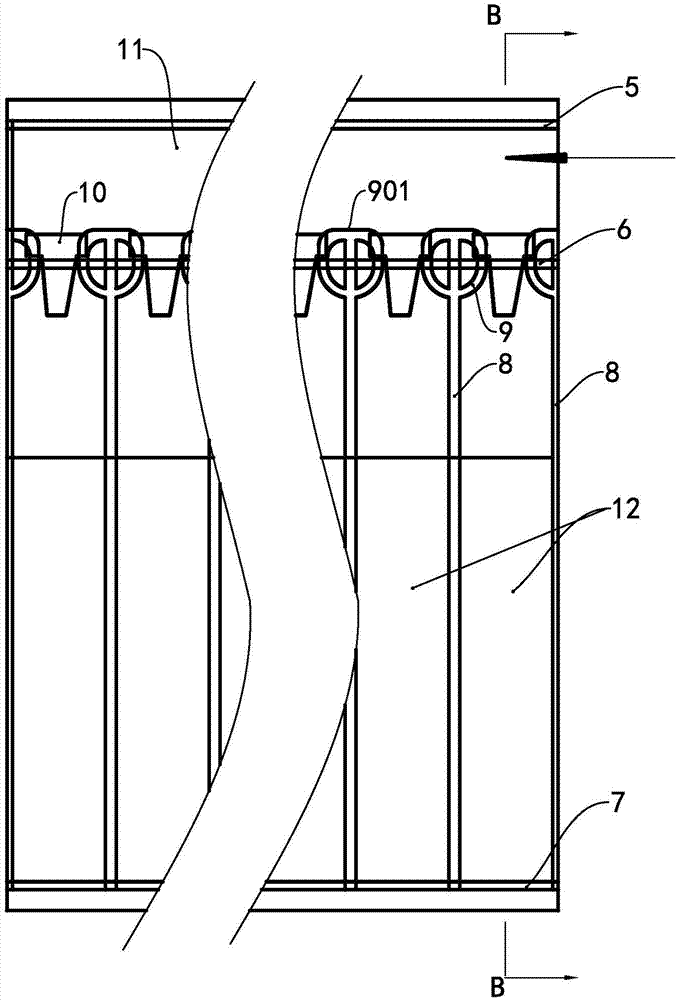 Gas sealing body