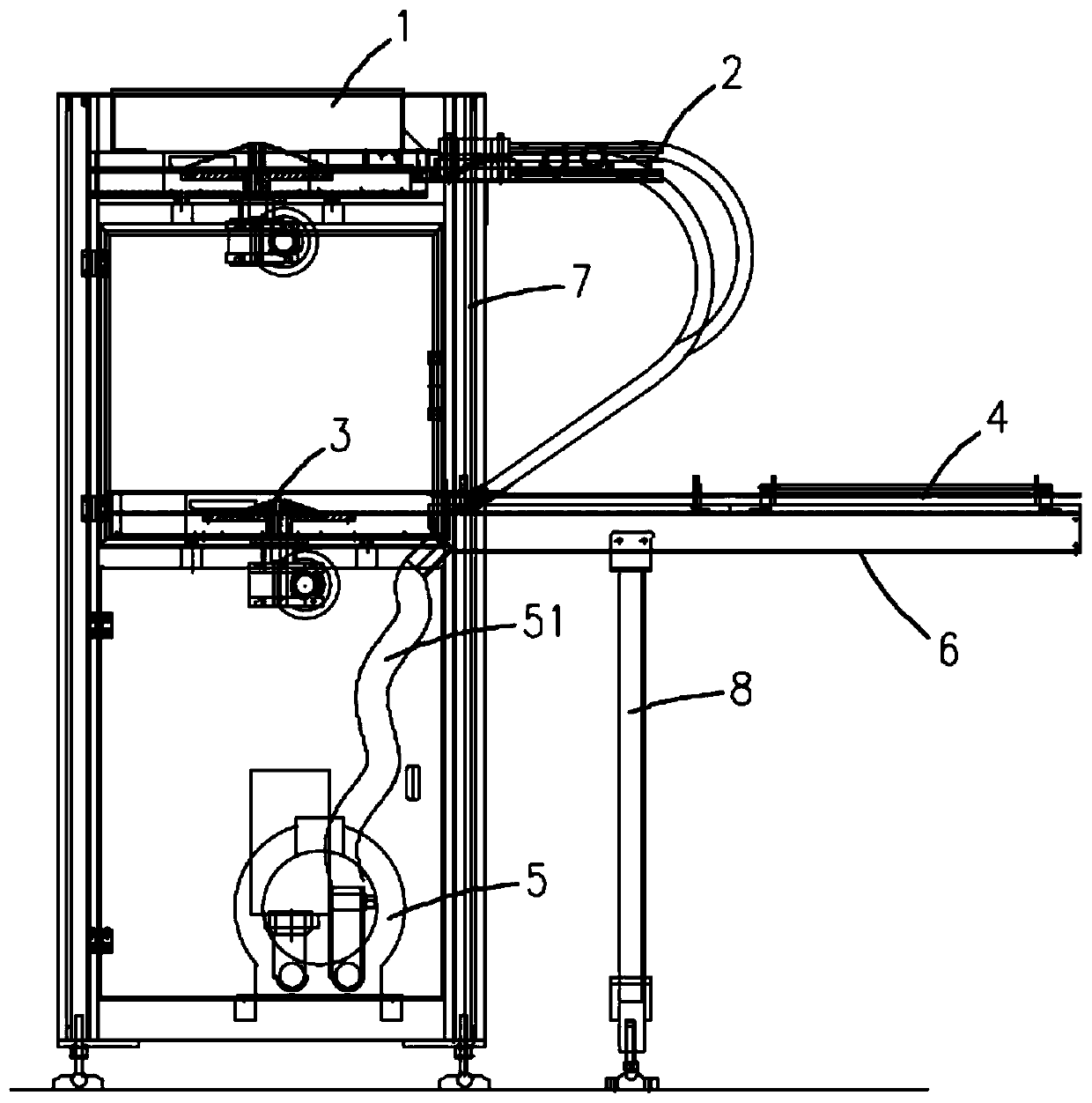 High-yield cap arranging machine