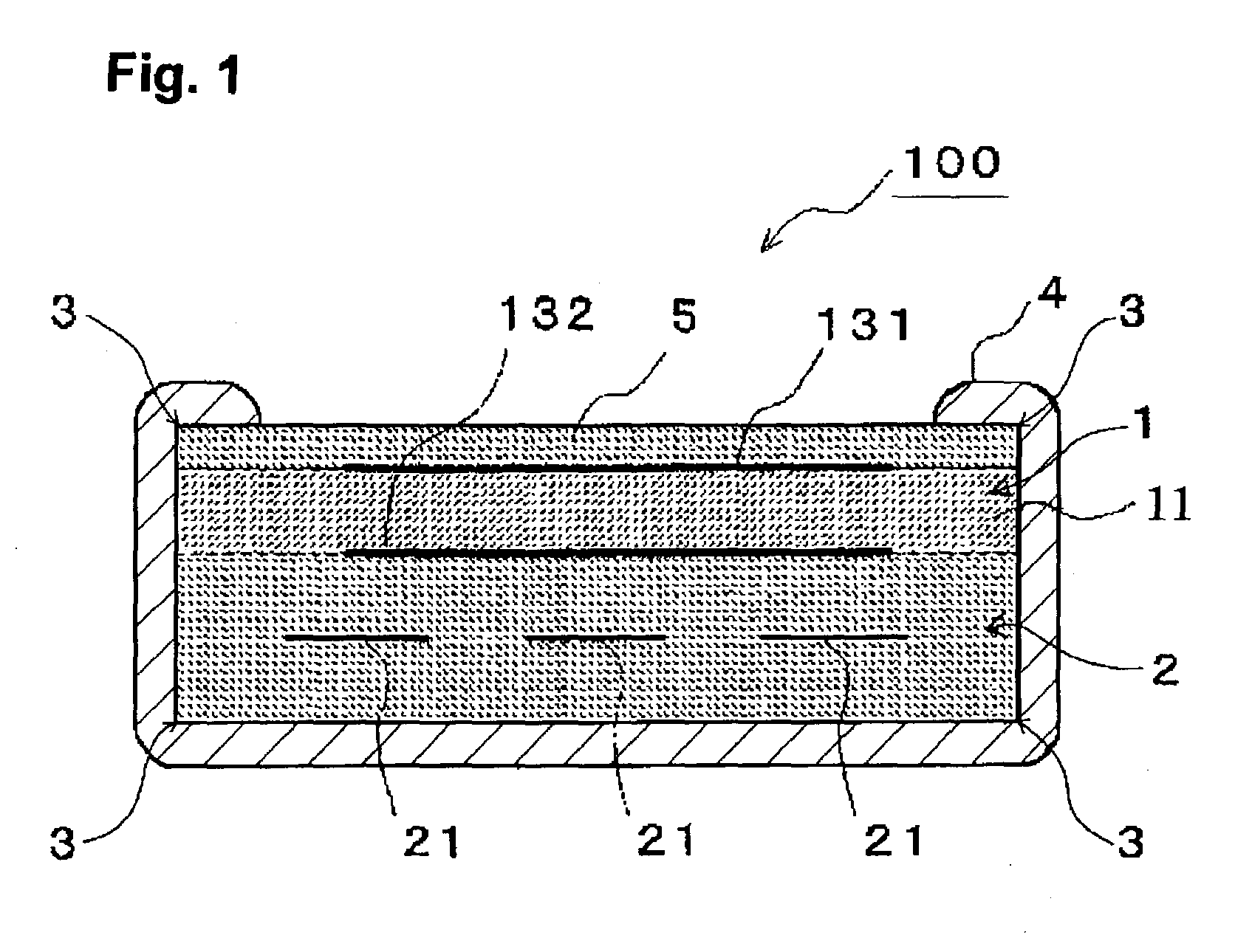 Prismatic ceramic heater for heating gas sensor element, prismatic gas sensor element in multilayered structure including the prismatic ceramic heater, and method for manufacturing the prismatic ceramic heater and prismatic gas sensor element