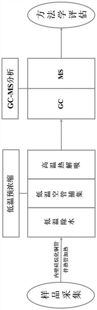 Online measurement method for biological source volatile organic compounds