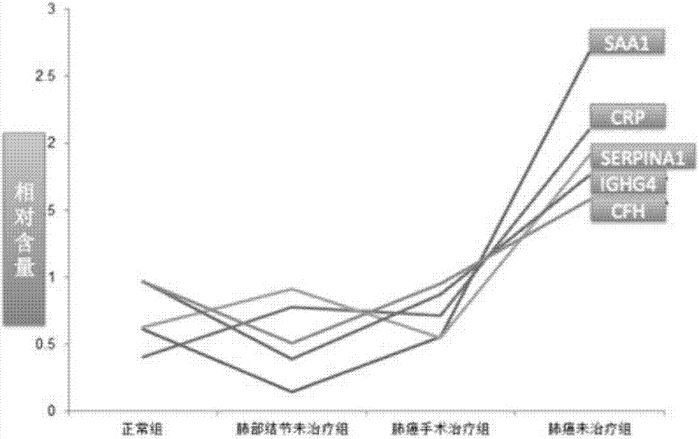 Characteristic spectrums of lung cancer and pulmonary nodule proteins as well as construction methods and application of characteristic spectrums