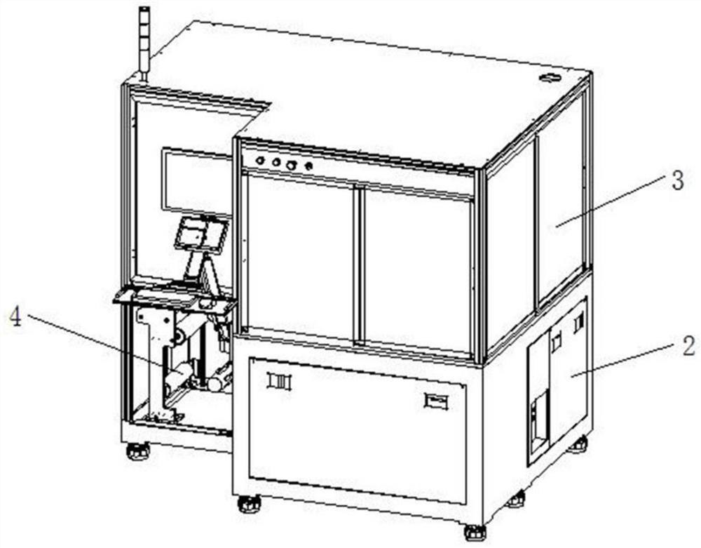 Full-automatic cover film laminating device for flexible circuit board and application of full-automatic cover film laminating equipment