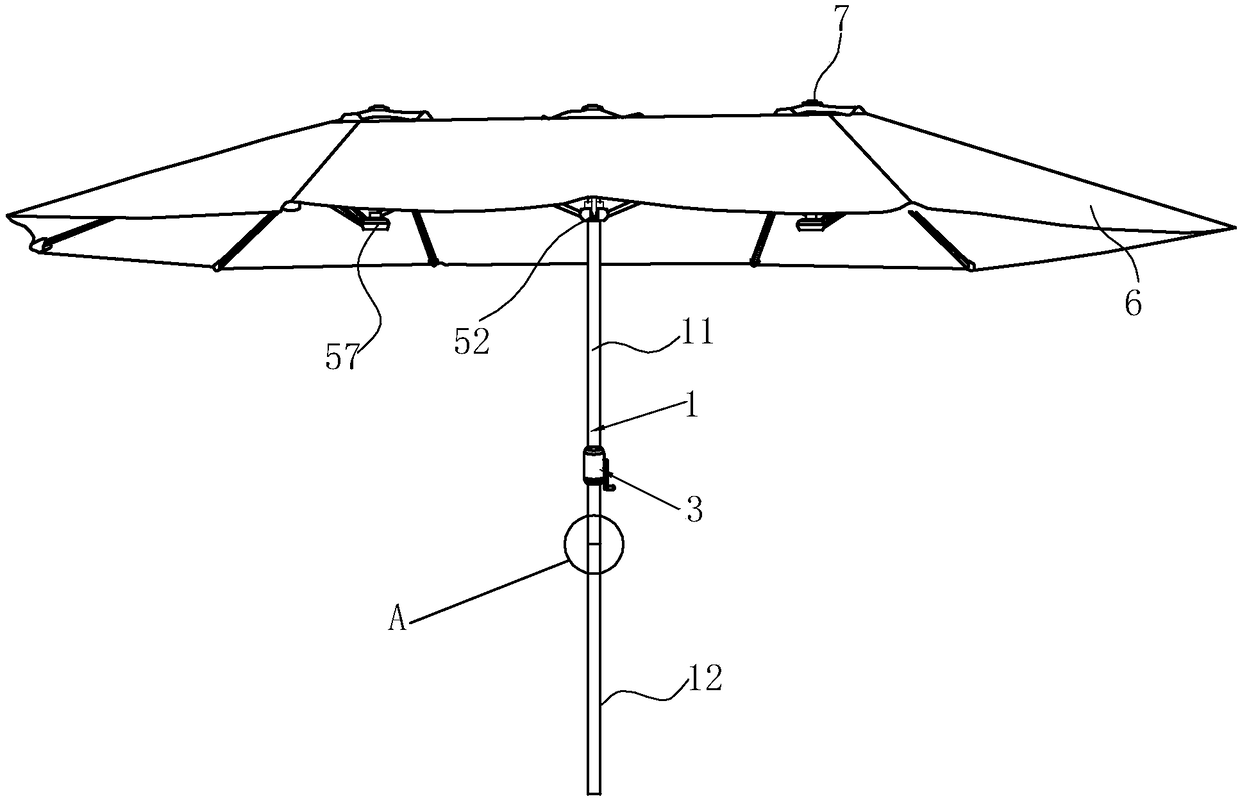 Sun-shading umbrella