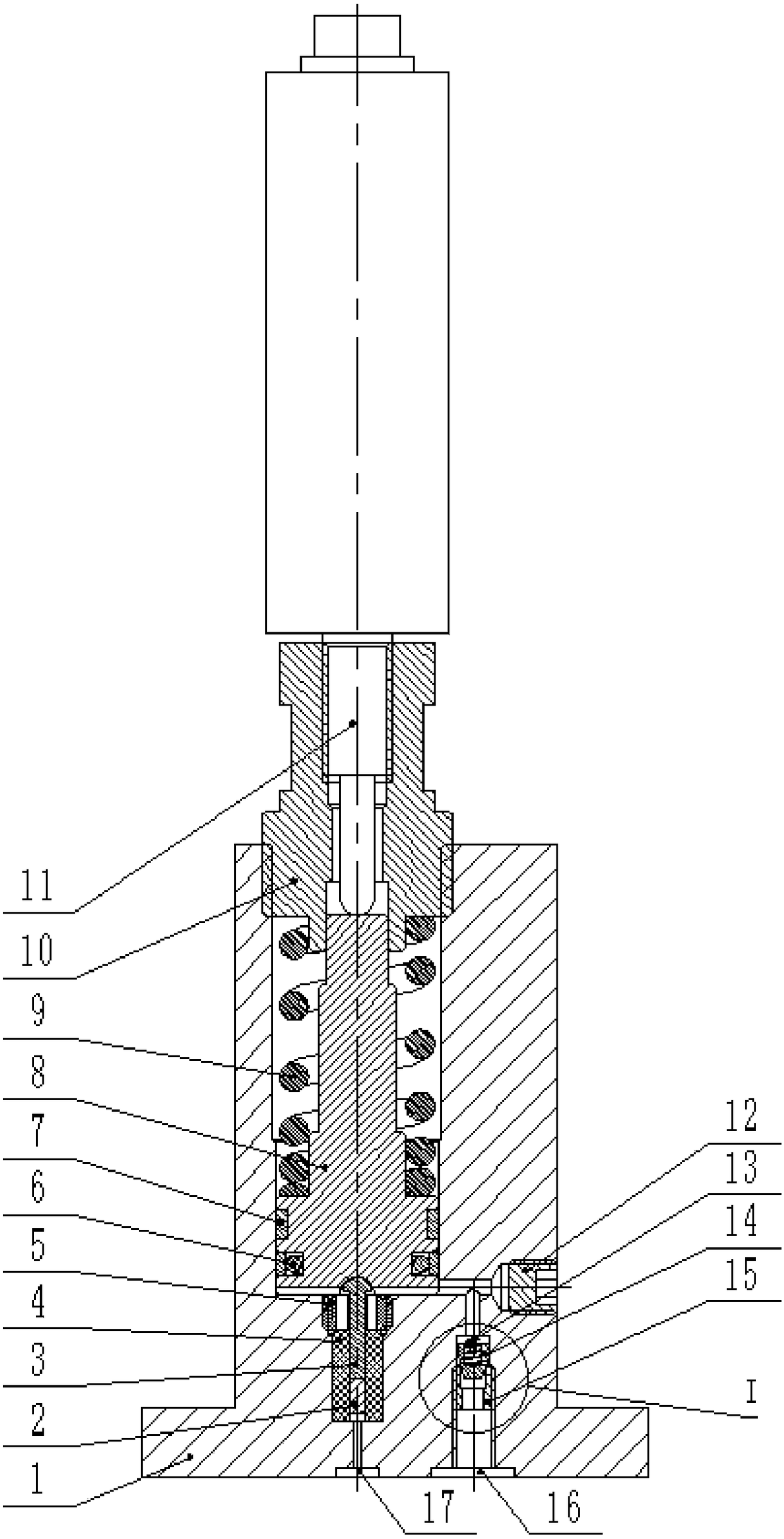 A novel ultra-high pressure pressure sensor and pressure detection method