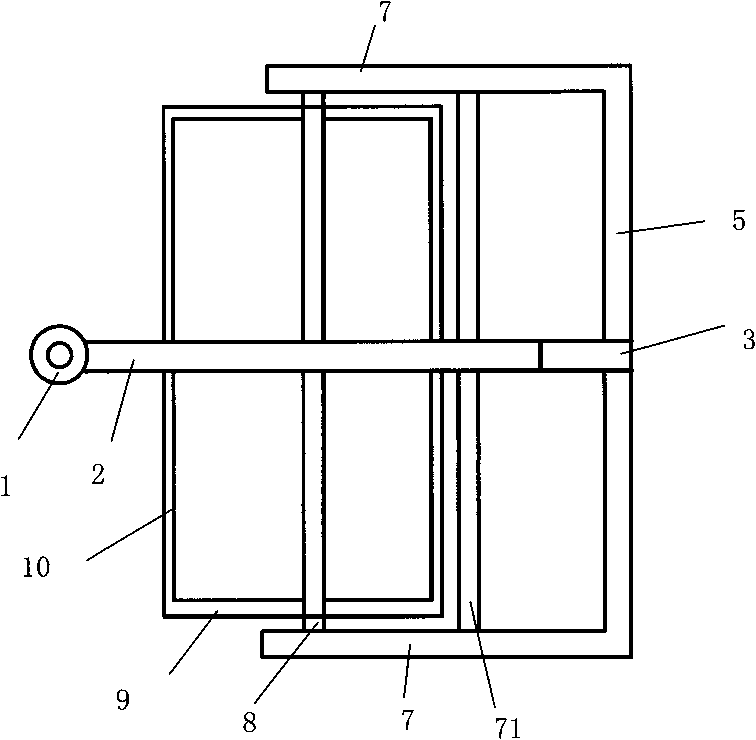 Intensive farming raker with rolling cage