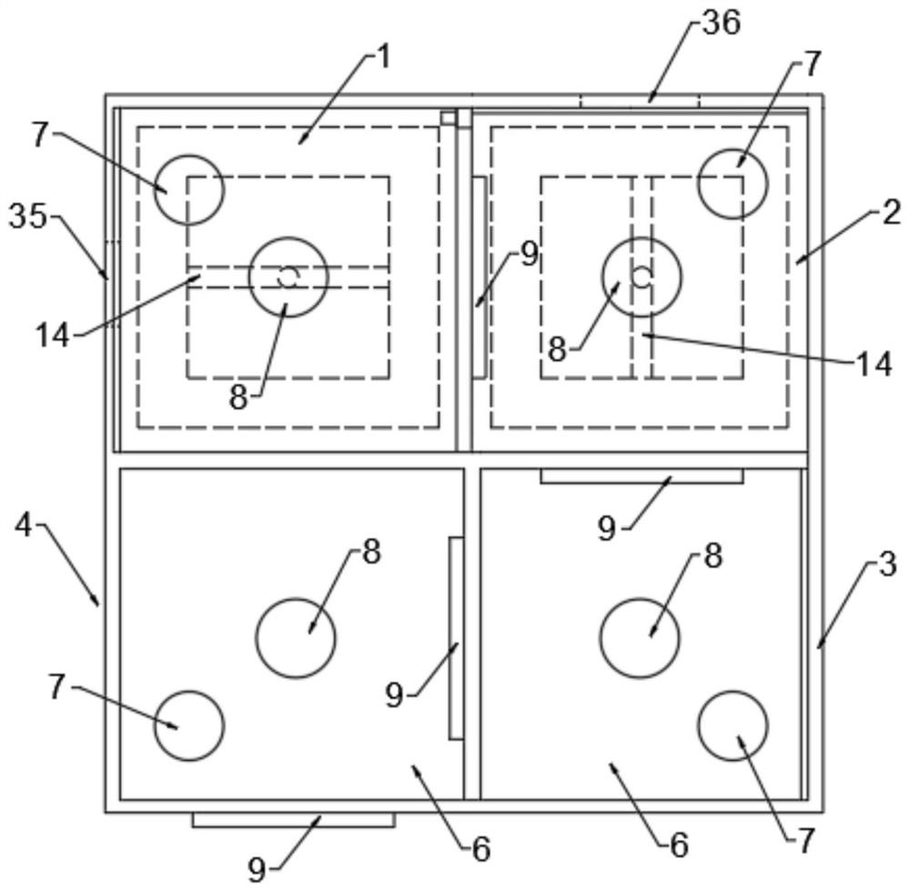 High-strength and low-hydration-heat marine concrete and preparation method thereof