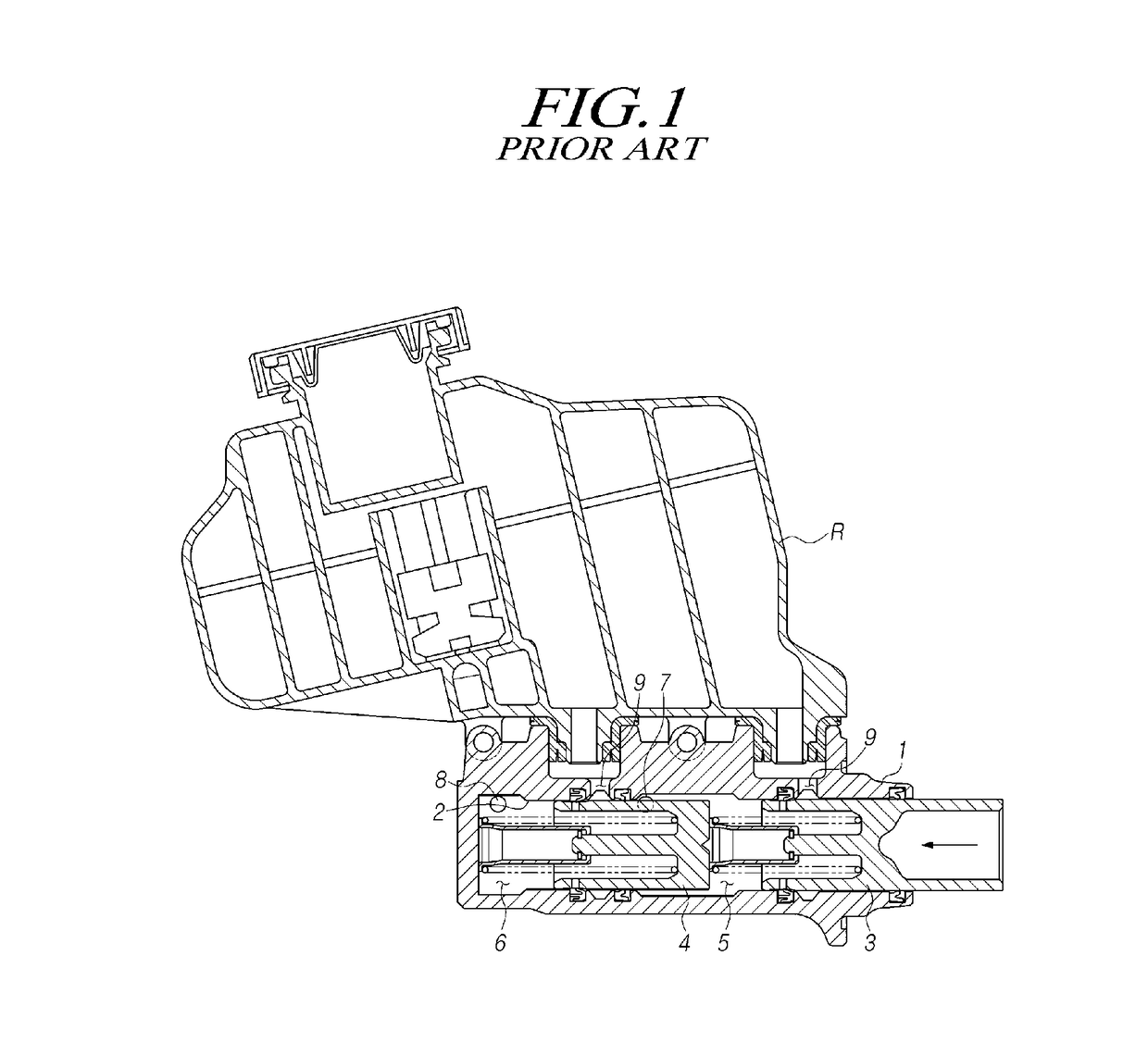 Master cylinder for brake system